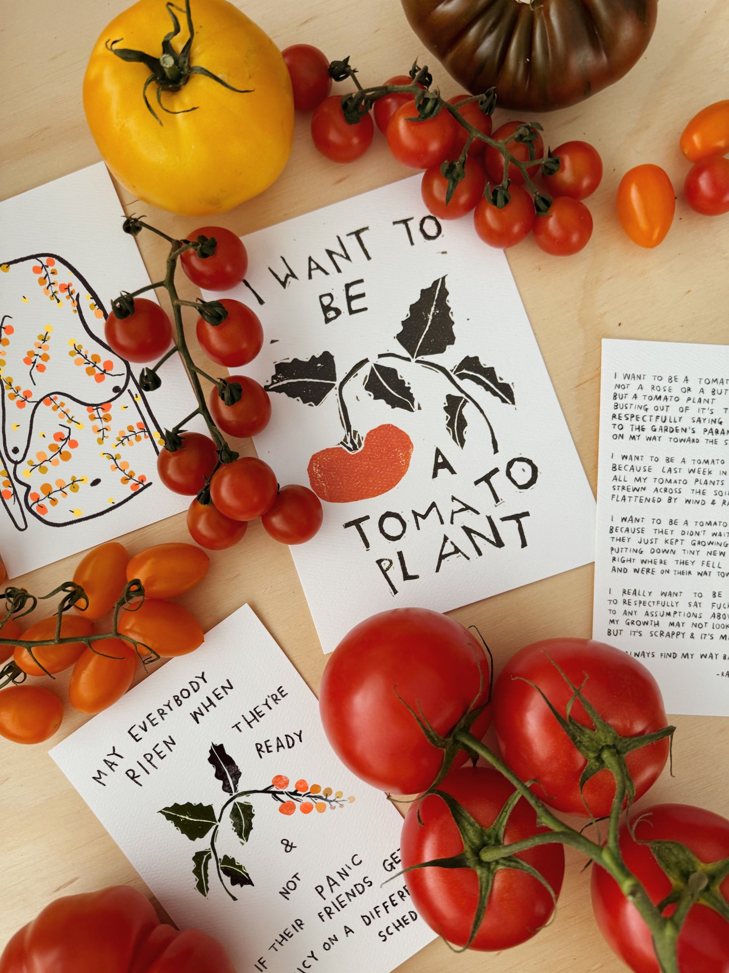 MAY EVERYBODY RIPEN WHEN THEY'RE READY Art Print