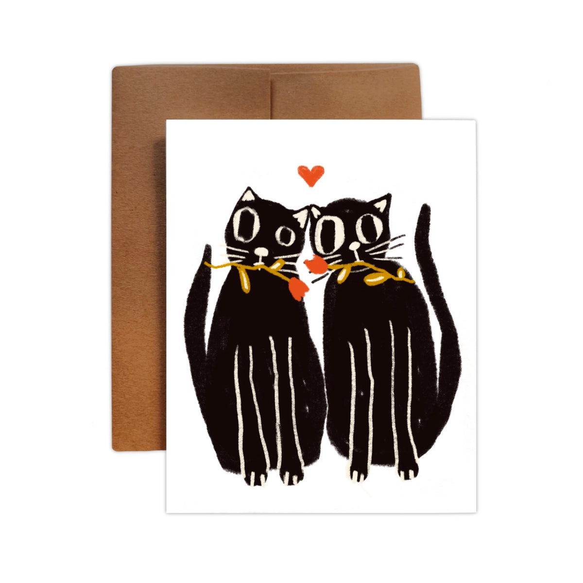 CATS IN LOVE Greeting Card