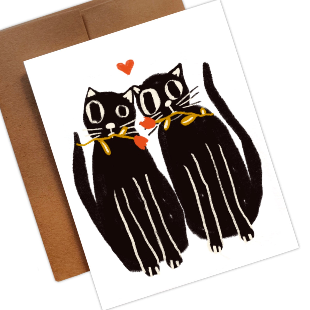 CATS IN LOVE Greeting Card