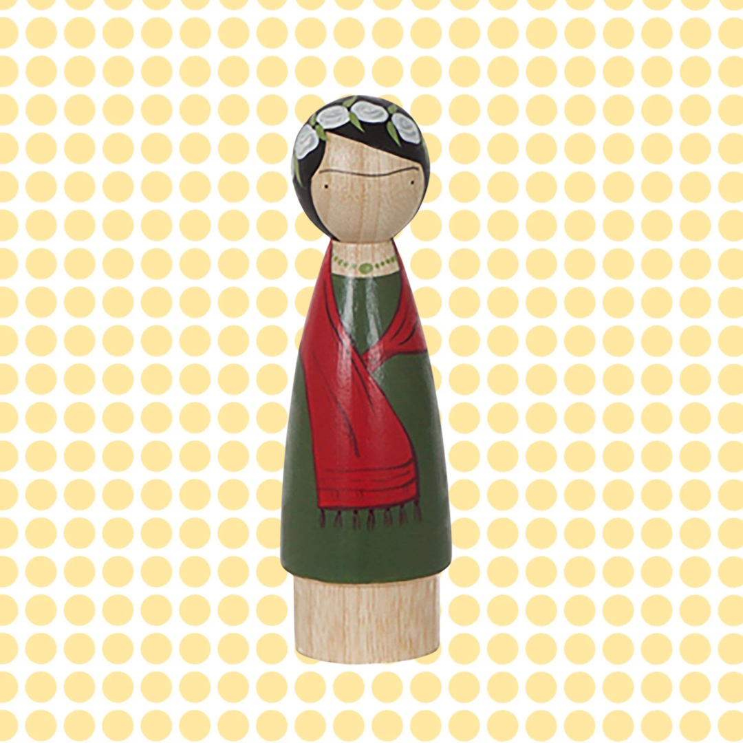 Frida Collectible 7" Wooden Doll