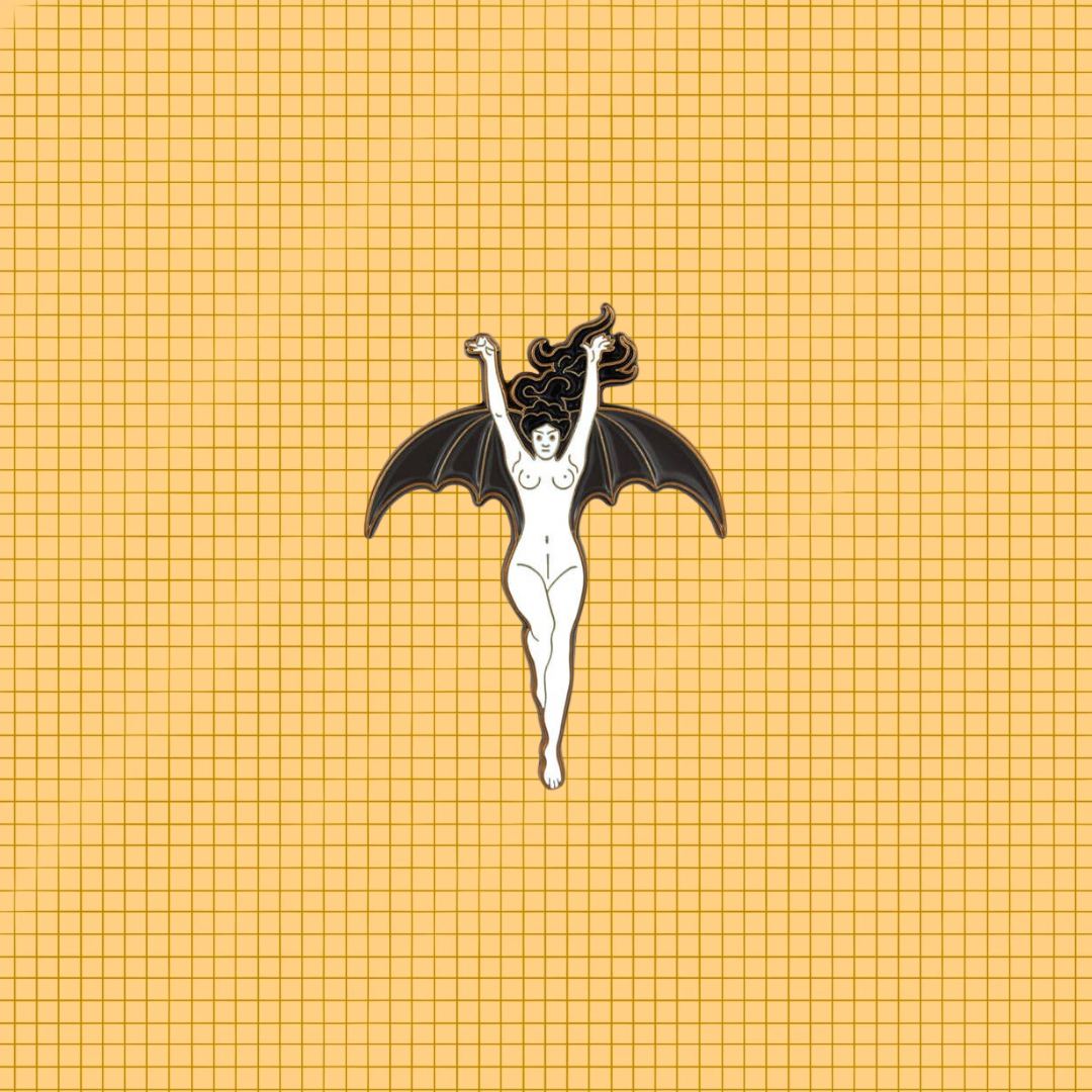 La Femme Chauve-Souris • Enamel Pin