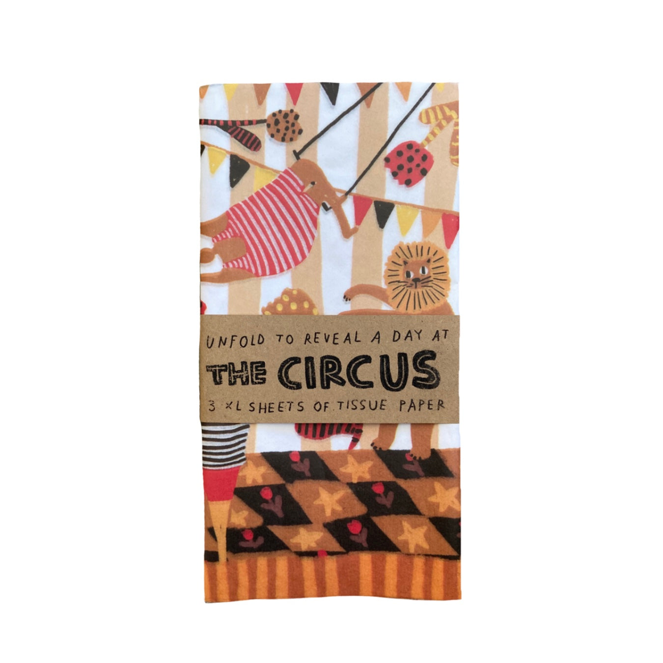 A DAY AT THE CIRCUS Tissue Paper 3-Pack