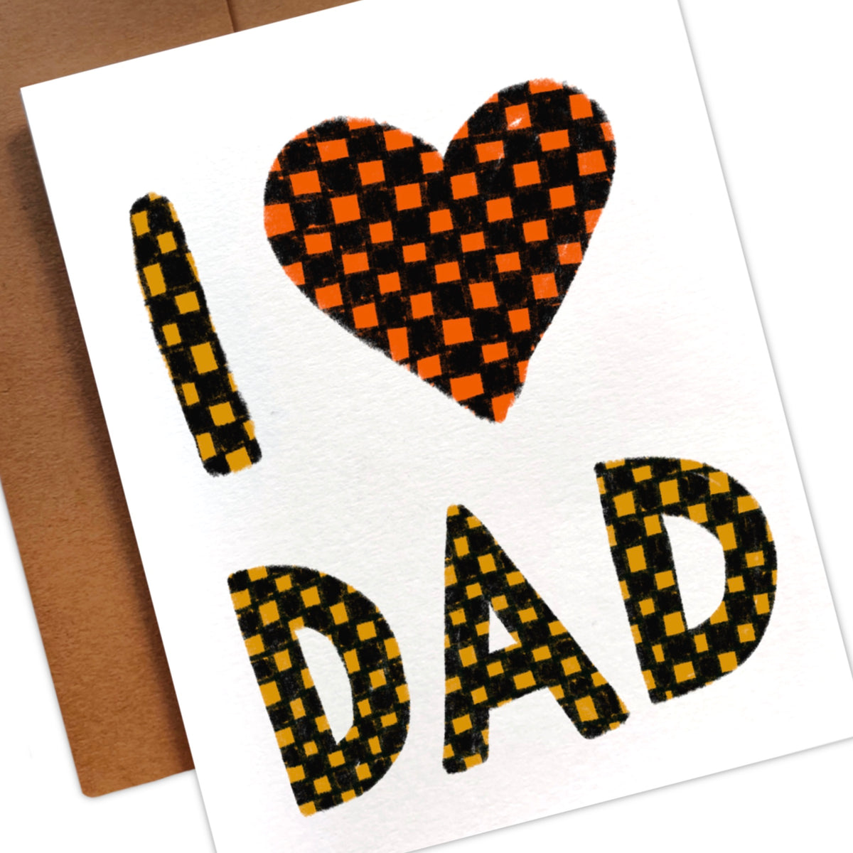 I HEART DAD Card