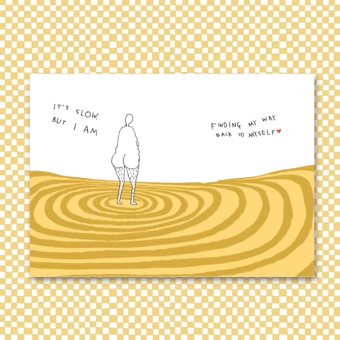 BACK TO MYSELF Art Print