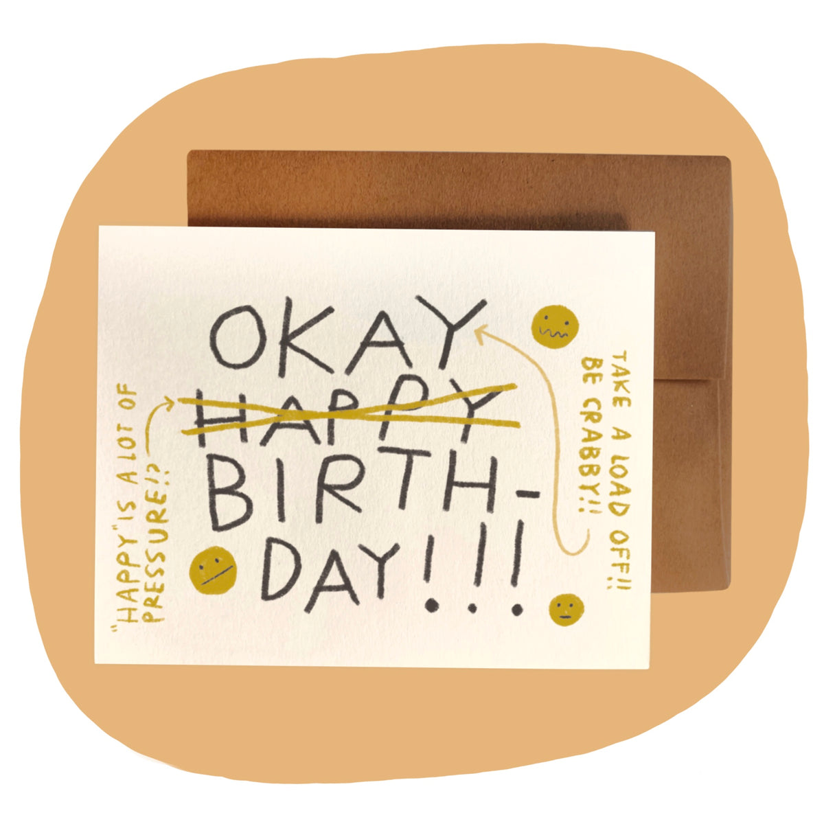OKAY BIRTHDAY CARD