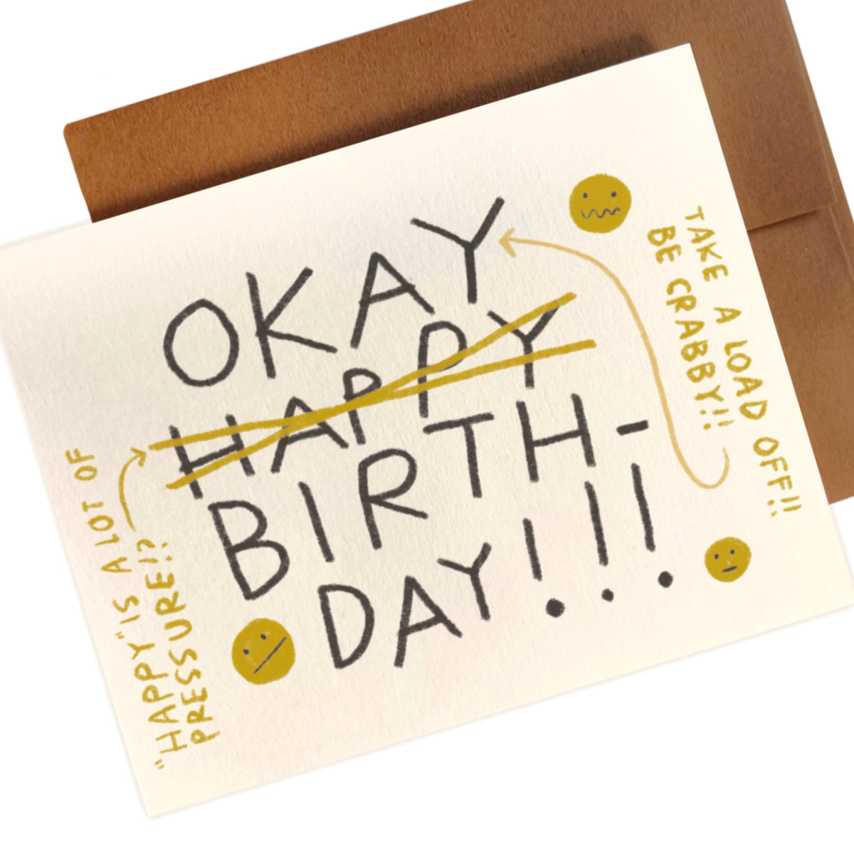 OKAY BIRTHDAY CARD