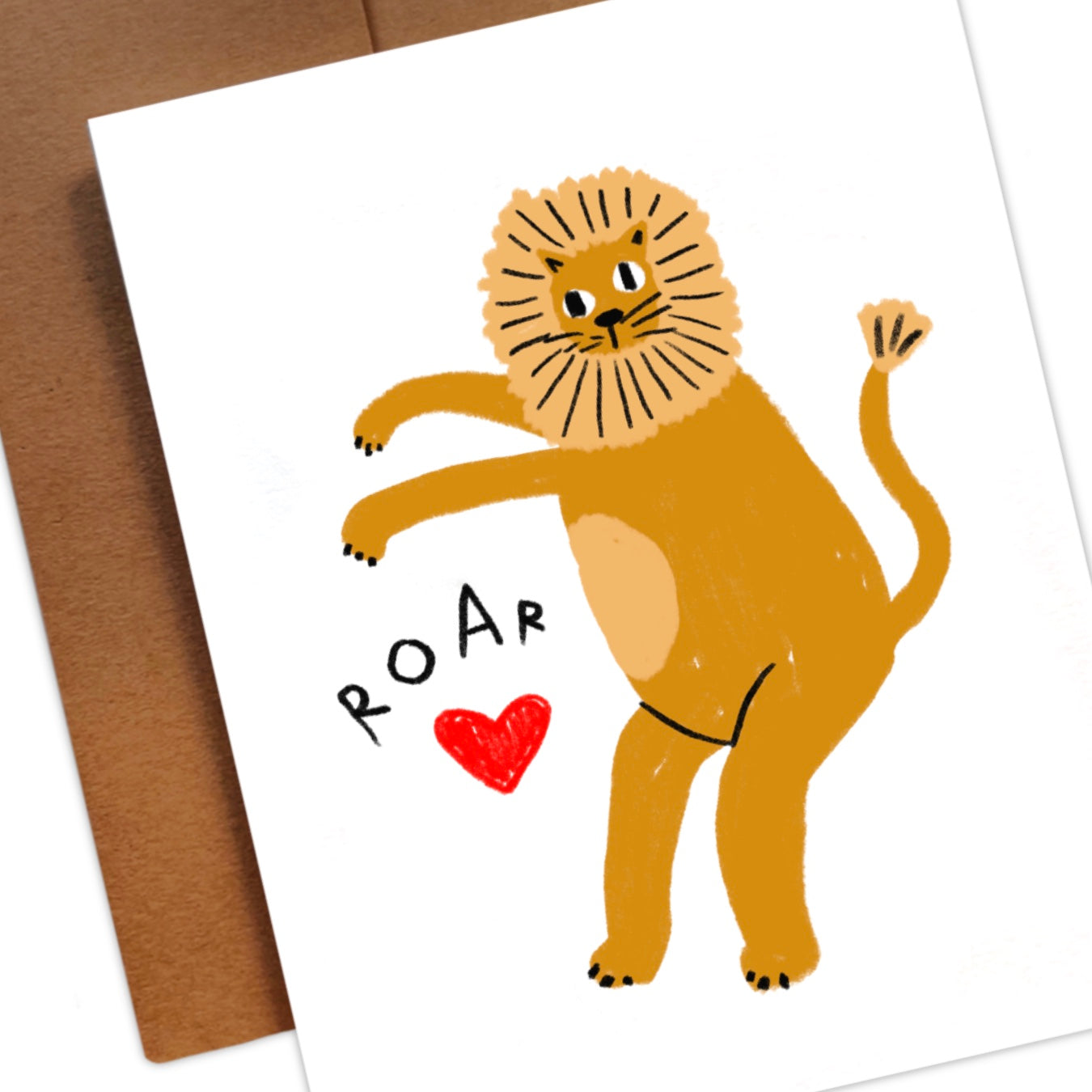 LION'S ROAR Greeting Card