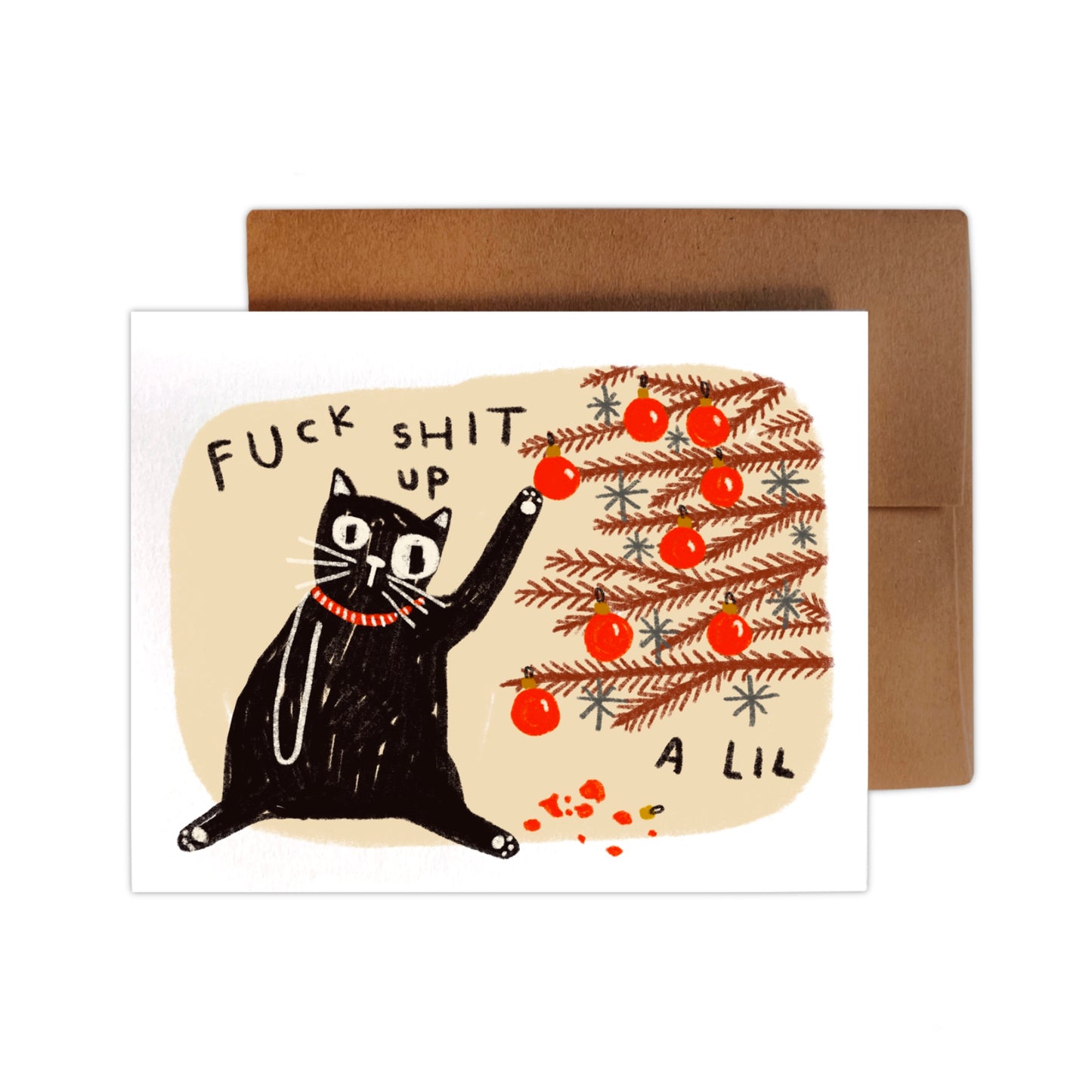 FUCK SHIT UP A LIL Holiday Card