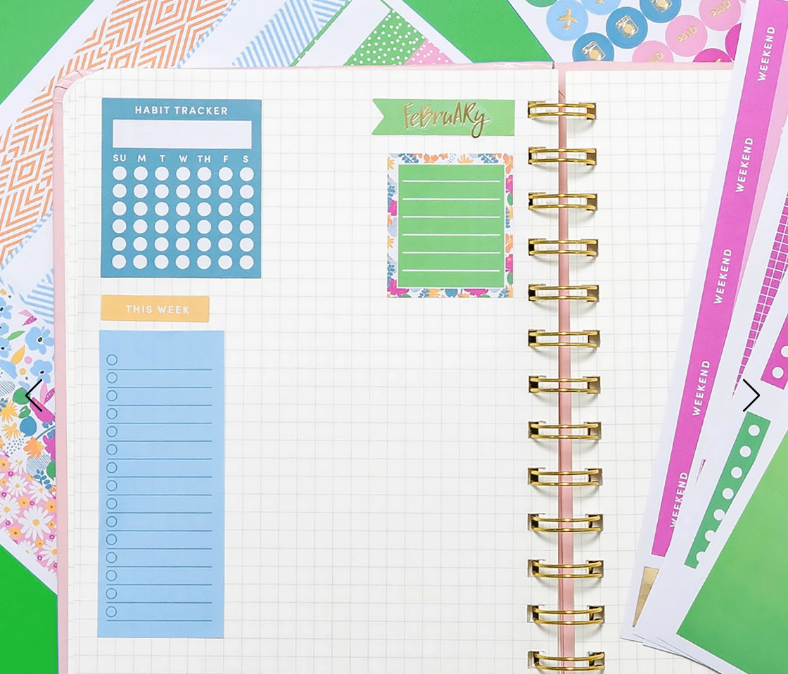Planner & Calendar Sticker Book – 25 Sheets