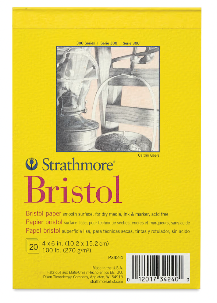 Strathmore Smooth Bristol Paper Pad