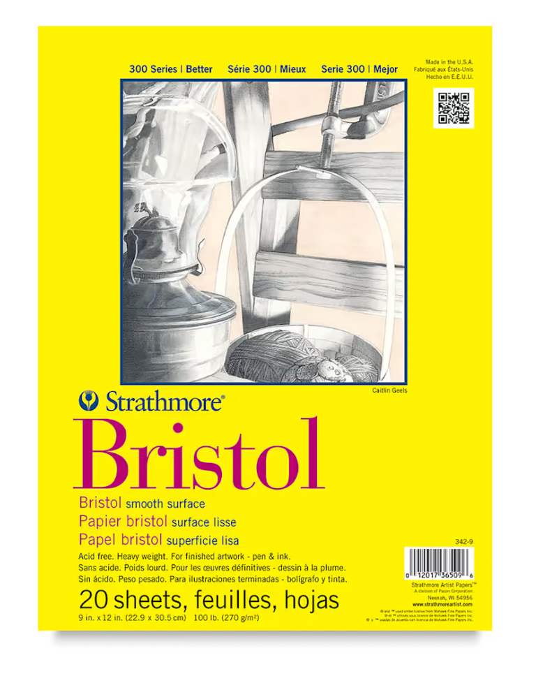 Strathmore Smooth Bristol Paper Pad