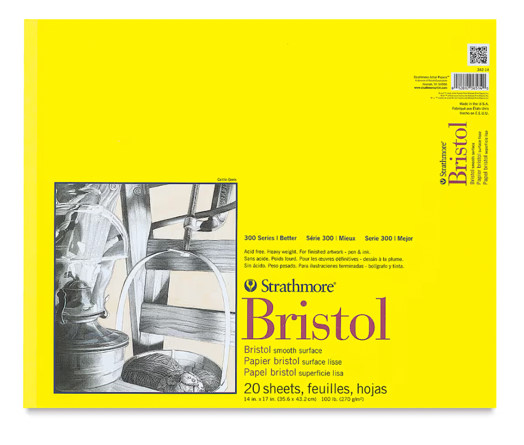Strathmore Smooth Bristol Paper Pad