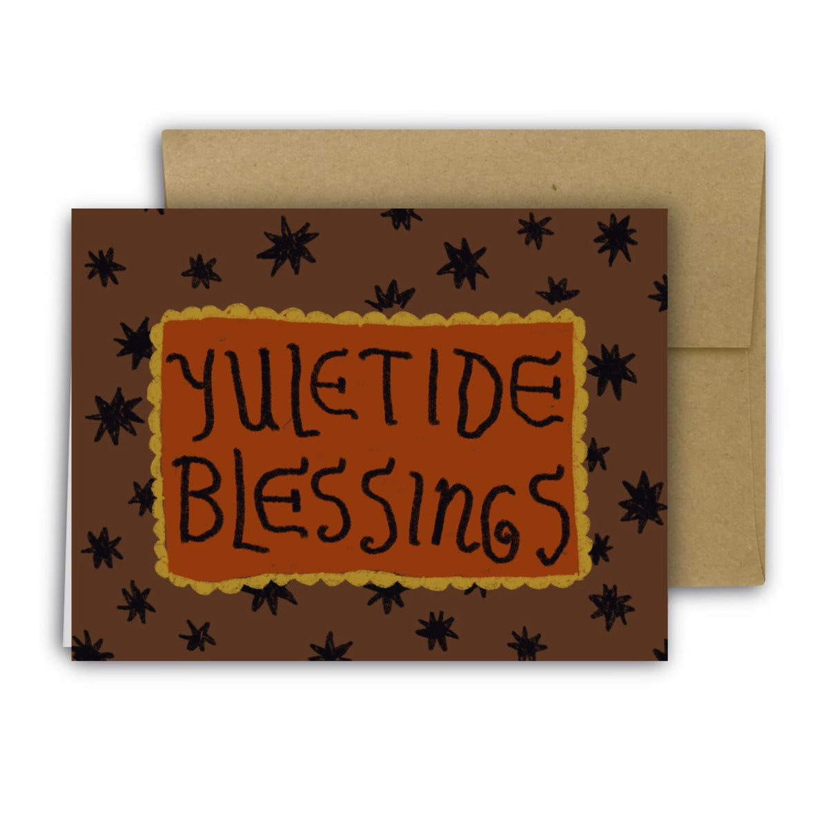 YULETIDE BLESSINGS (COCOA) Holiday Card