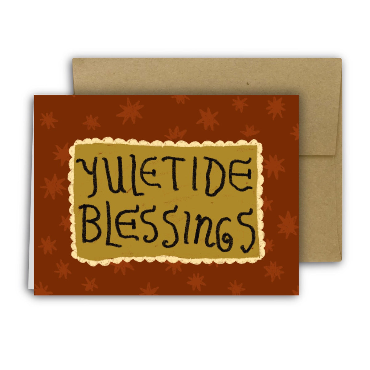 YULETIDE BLESSINGS (CHERRY COLA) Holiday Card