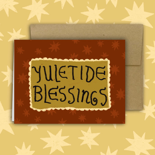 YULETIDE BLESSINGS (CHERRY COLA) Holiday Card