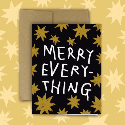 MERRY EVERYTHING (MIDNIGHT) Holiday Card