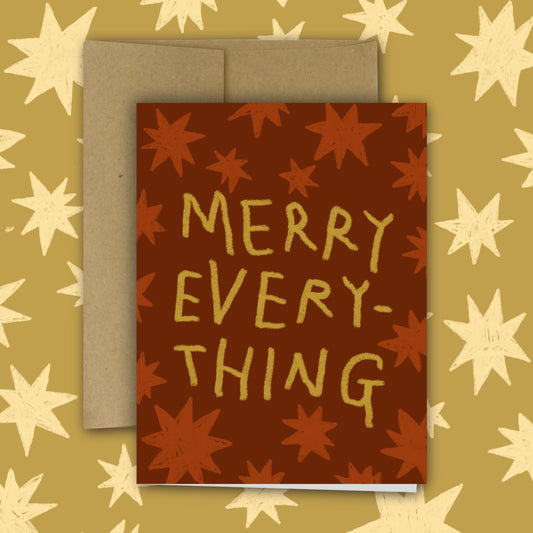 MERRY EVERYTHING (CHERRY COLA) Holiday Card