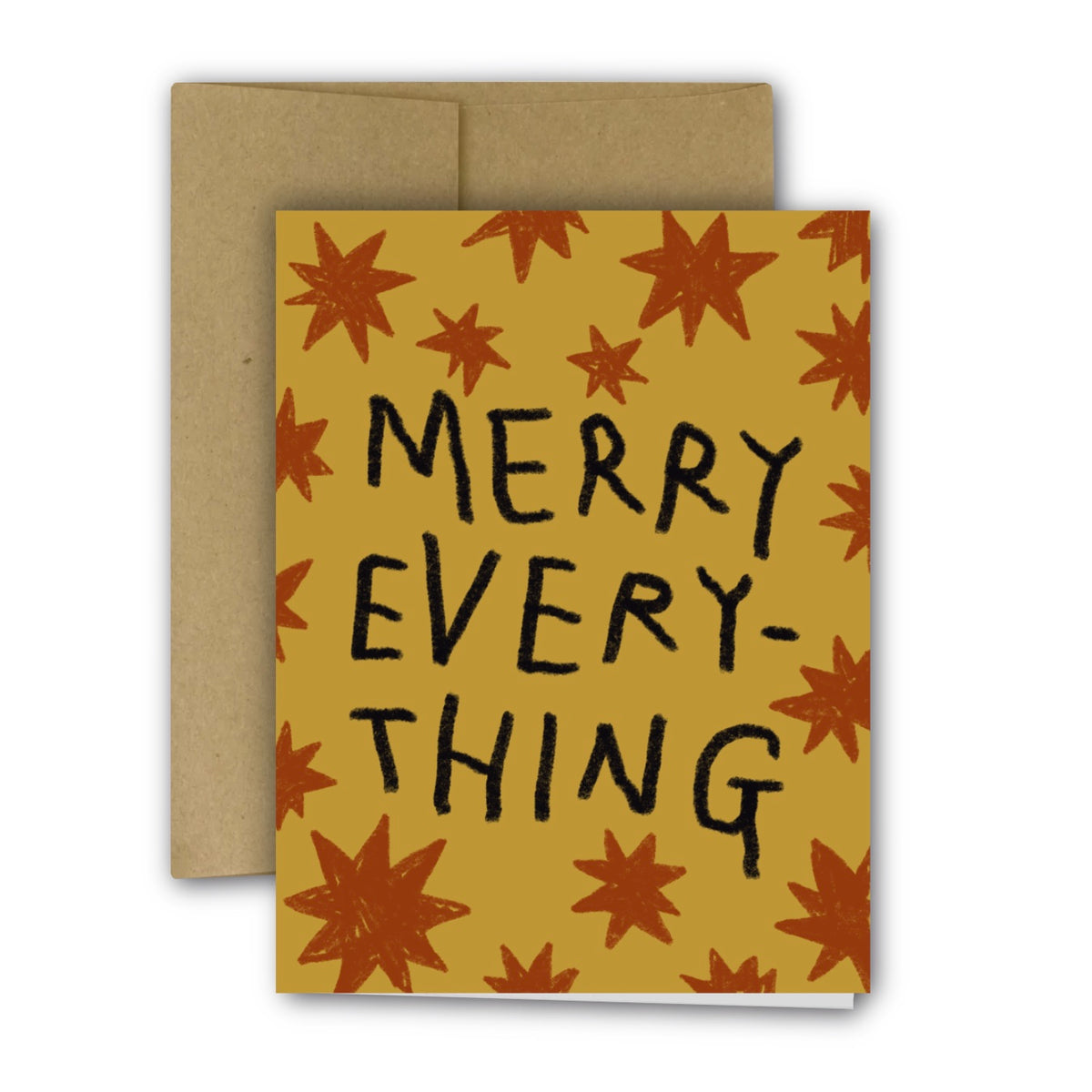 MERRY EVERYTHING (SPLIT PEA) Holiday Card
