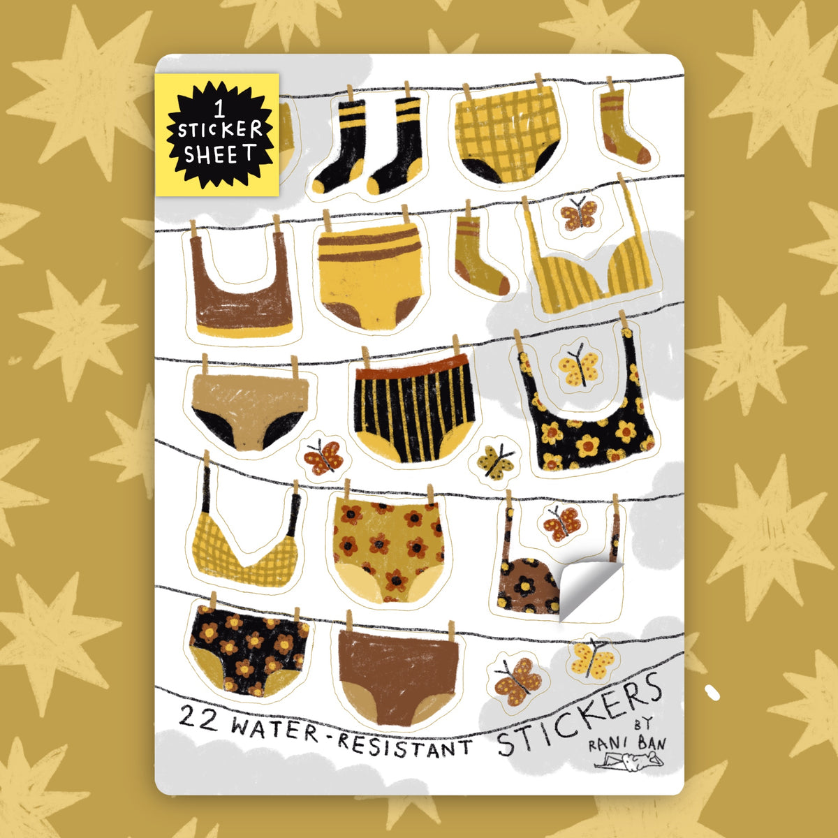 SKIVVIES Sticker Sheet