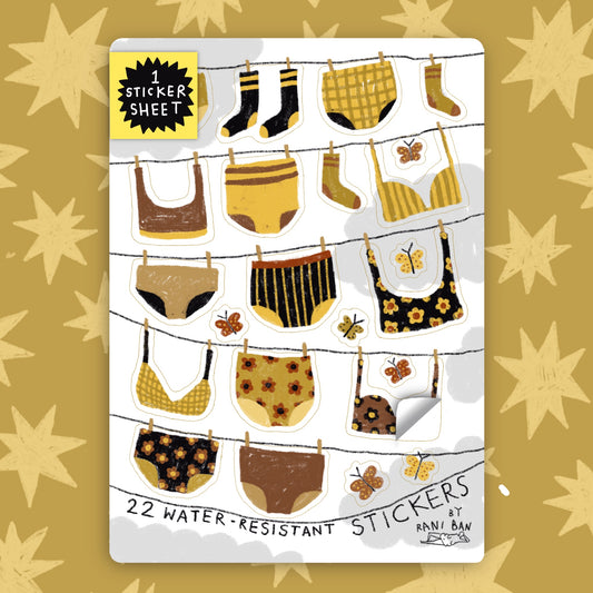 SKIVVIES Sticker Sheet