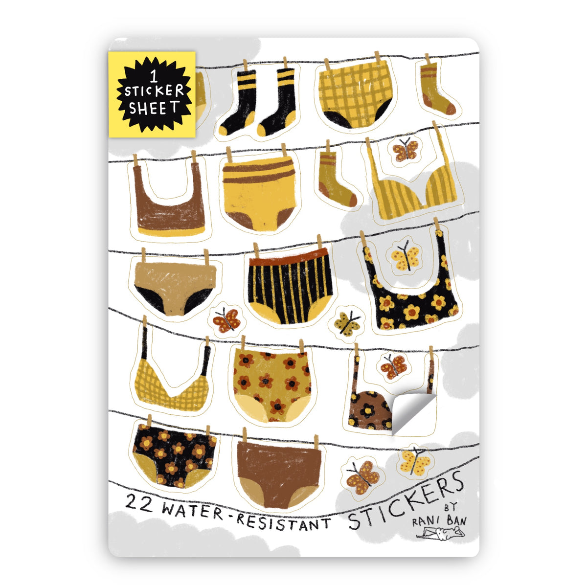 SKIVVIES Sticker Sheet