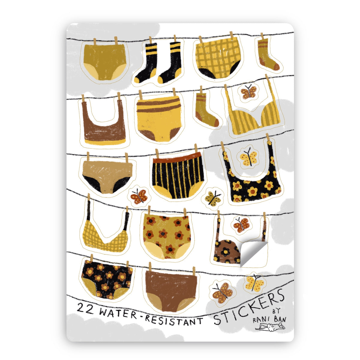 SKIVVIES Sticker Sheet