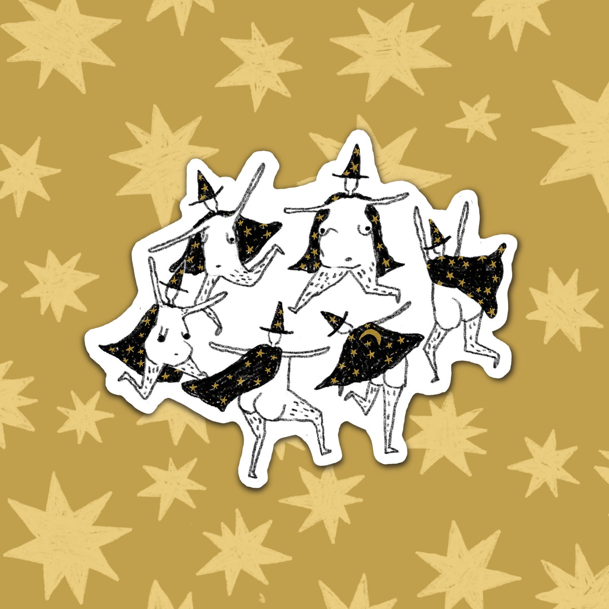 GATHER WE WITCHES Sticker
