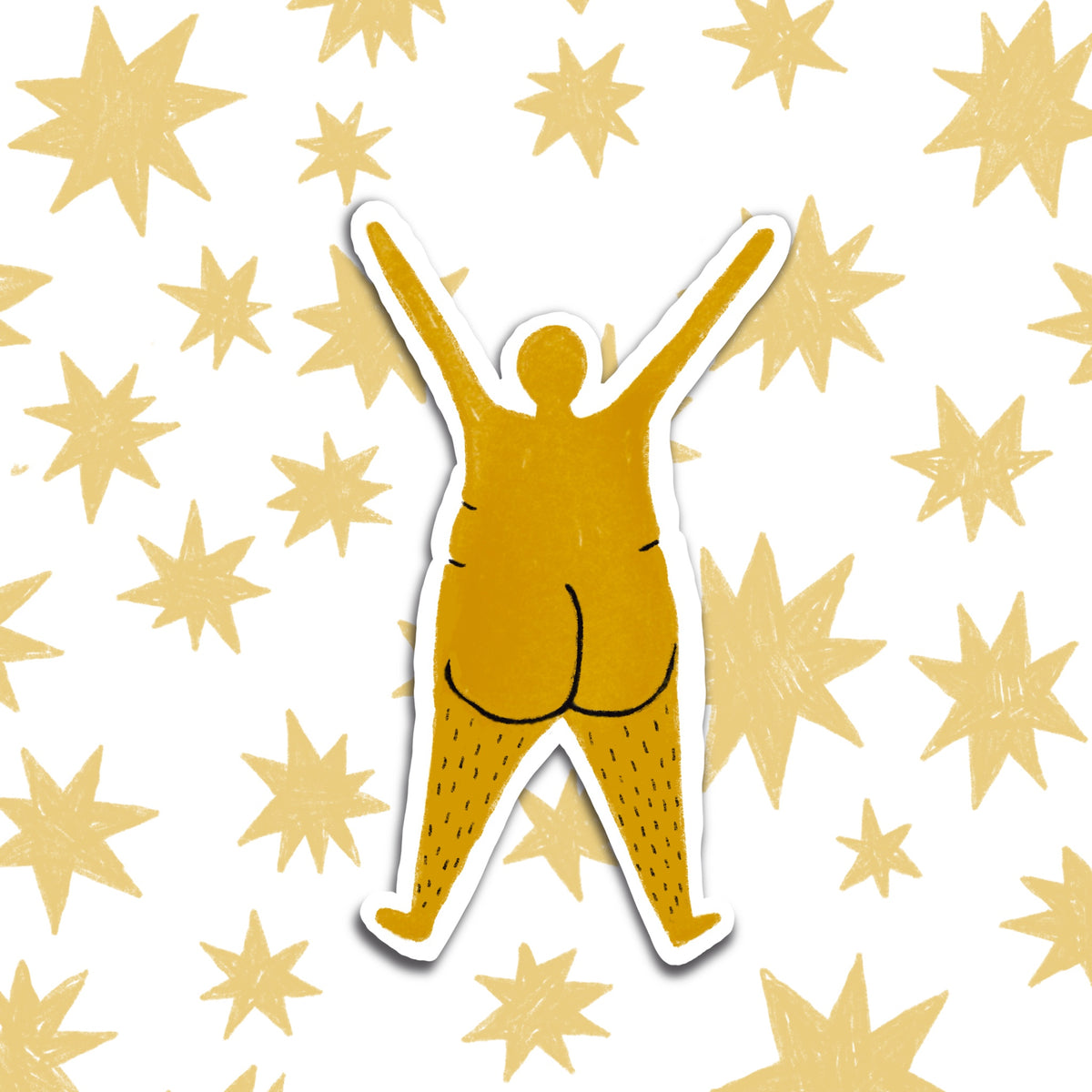CELEBRATORY NUDE Sticker