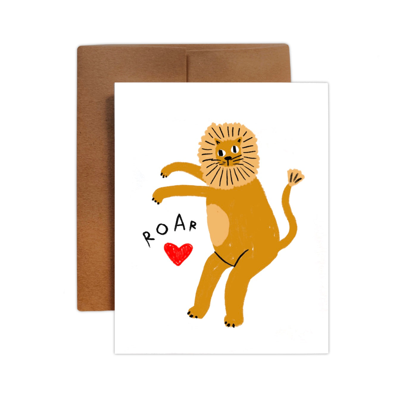 LION'S ROAR Greeting Card