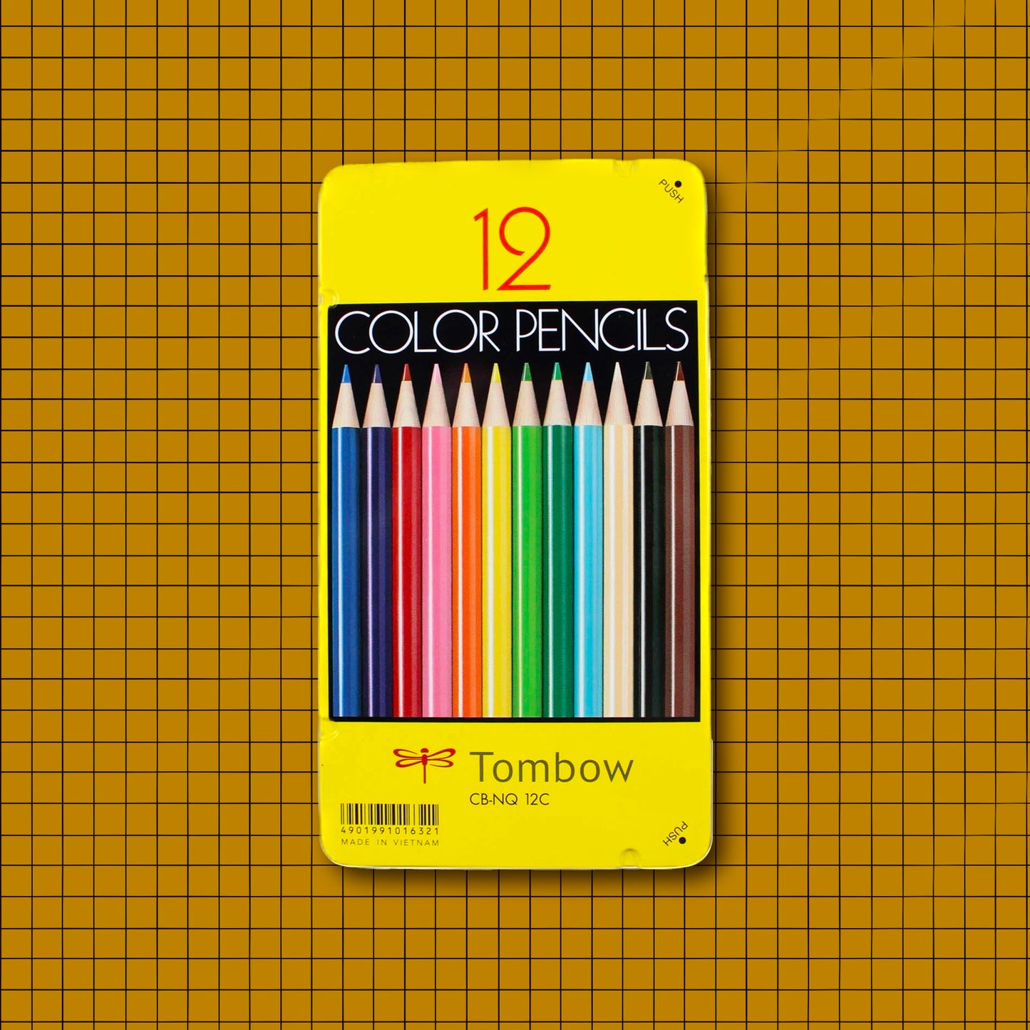 12PC Tombow 1500 Series Colored Pencils