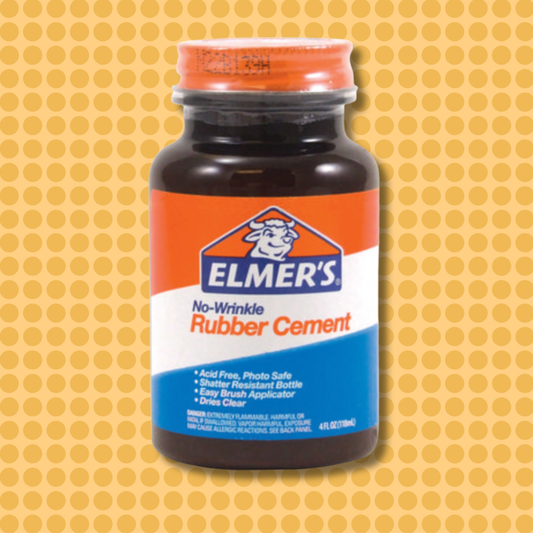 ELMER'S NO-WRINKLE RUBBER CEMENT