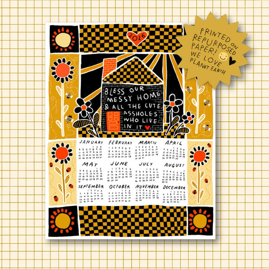 Rani Ban 2026 Calendar "Bless Our Messy Home..." ♻️