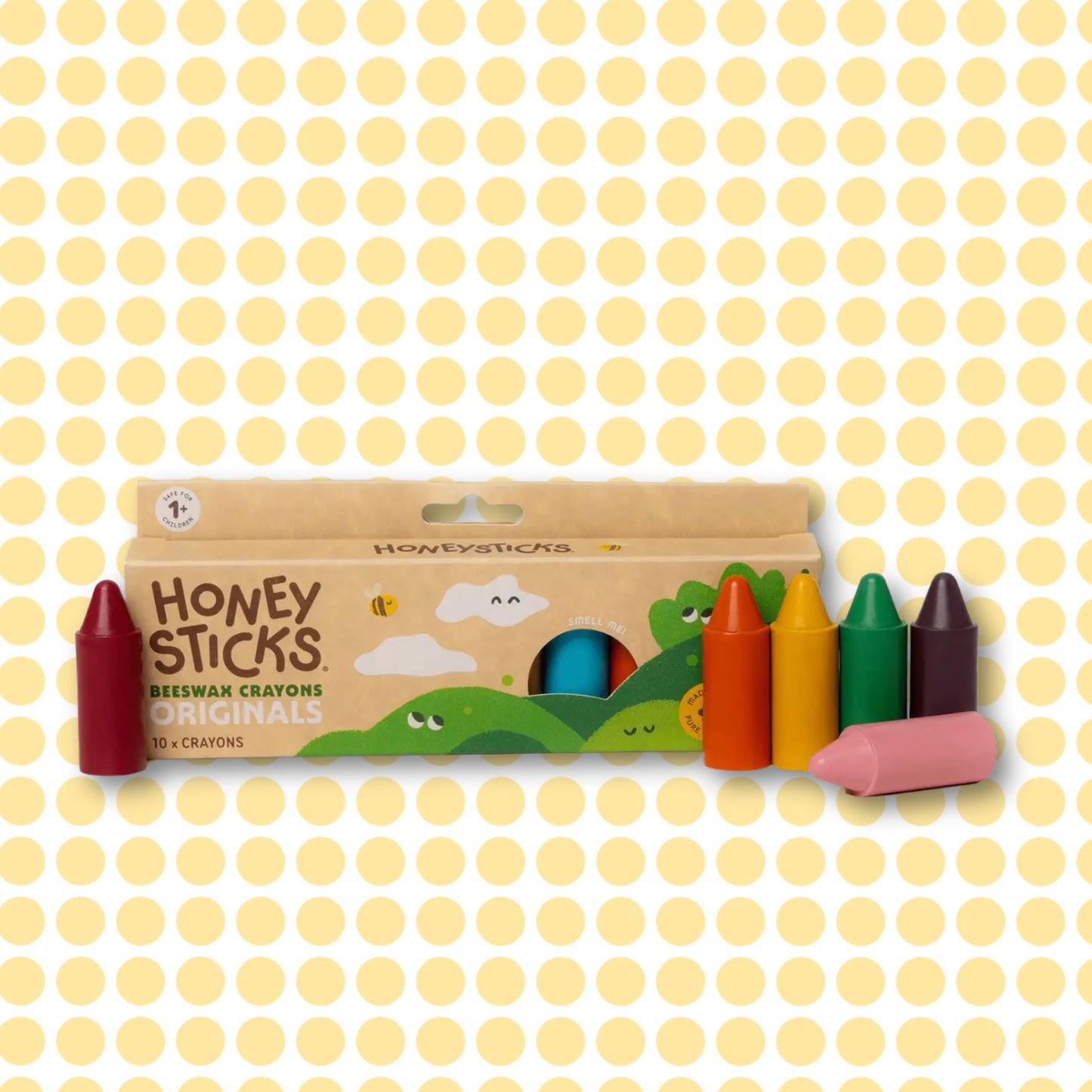 Honeysticks Beeswax Crayons Originals 10pk