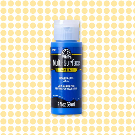 FolkArt Multi-Surface Acrylic Paint Cobalt Hue 2oz