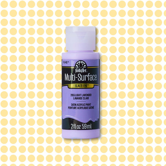 FolkArt Multi-Surface Acrylic Paint Light Lavender 2oz