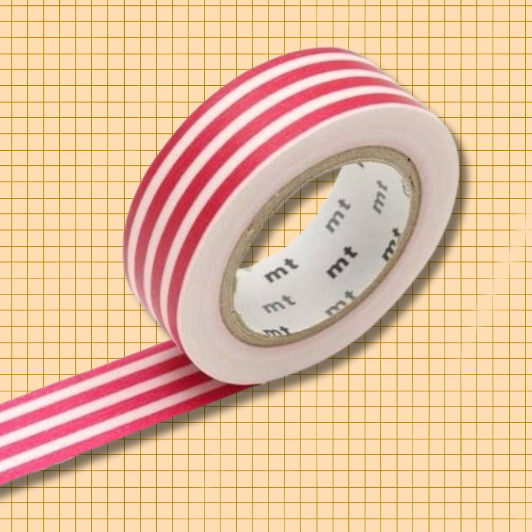 MT Tape Single: Border Framboise (Raspberry)