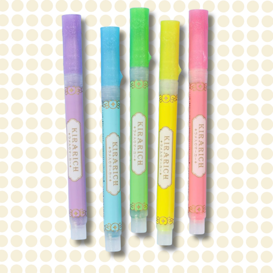 ZEBRA GLITTER HIGHLIGHTER SET