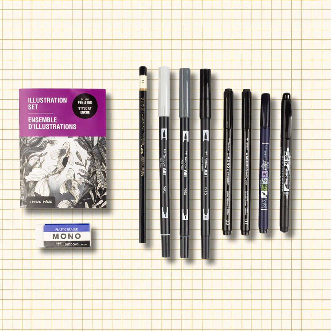 Tombow Illustration Set
