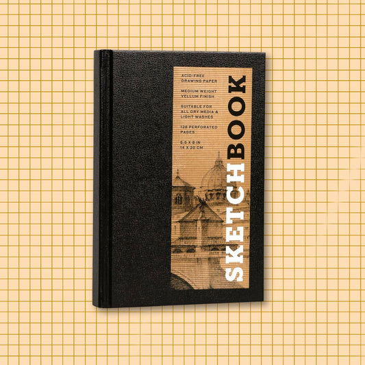 Small Hardcover Black Sketchbook 5.5 x 8"