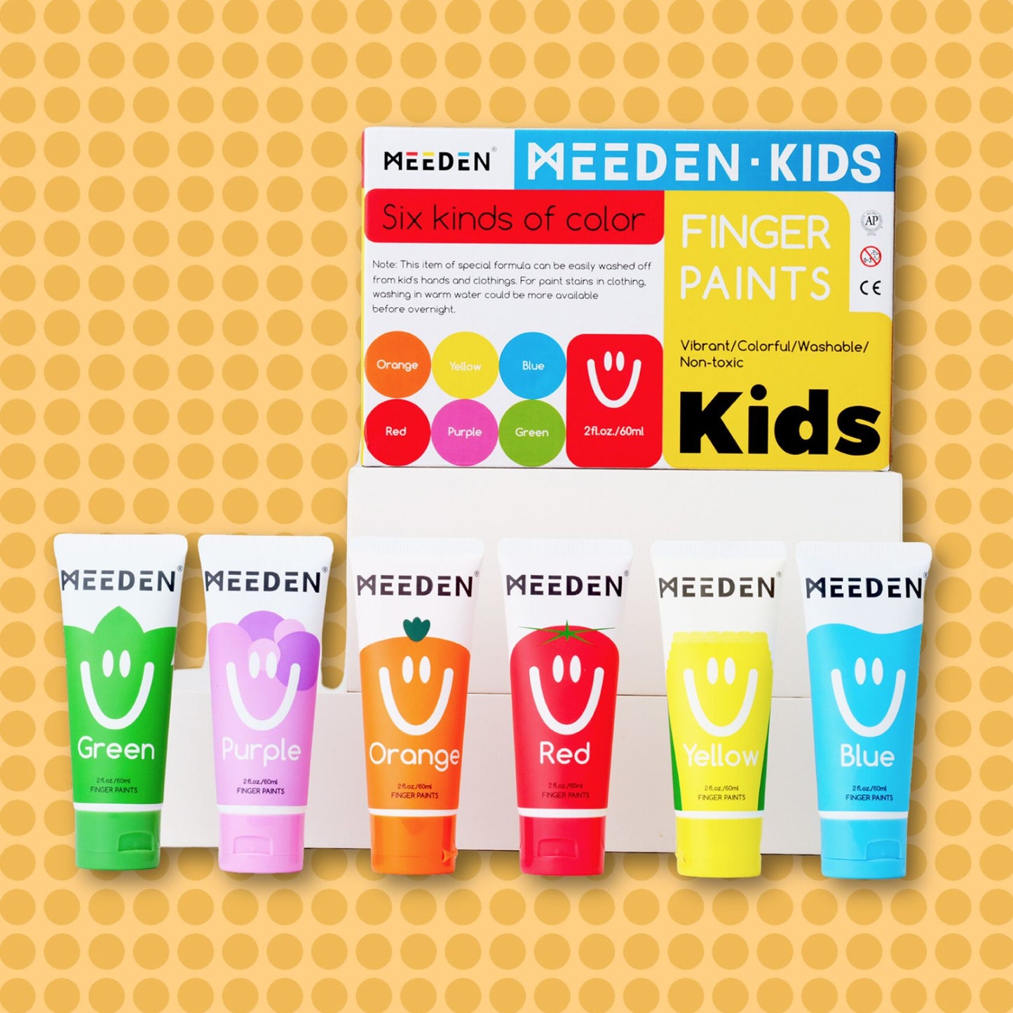 MEEDEN Finger Paints for Kids