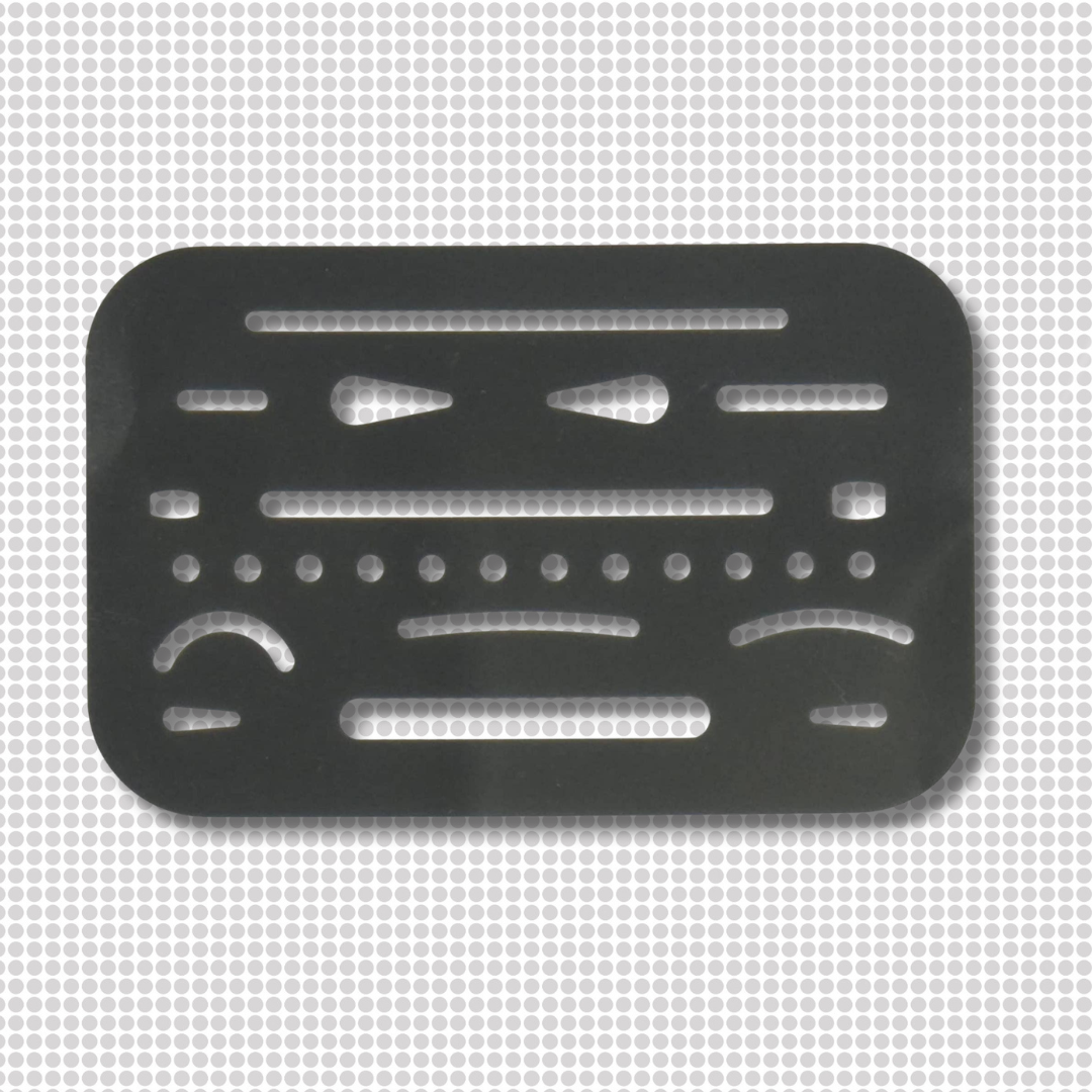 STAINLESS STEEL ERASING SHIELD