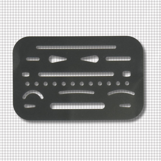 STAINLESS STEEL ERASING SHIELD
