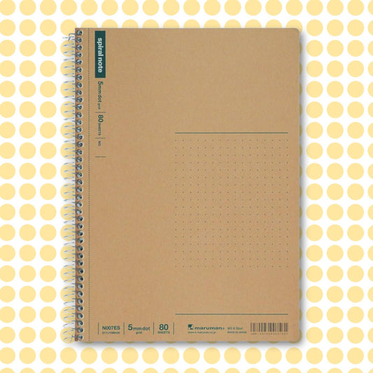 Maruman 5 mm Dot Grid 80 Sheet A5 Notebook