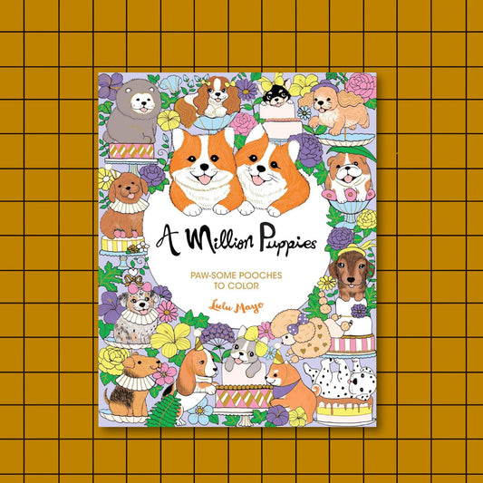 A Million Puppies Coloring Book