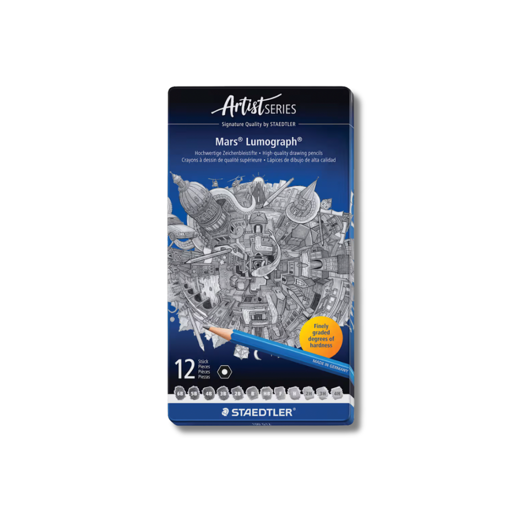 Staedtler Mars Lumograph Pencil 12pk