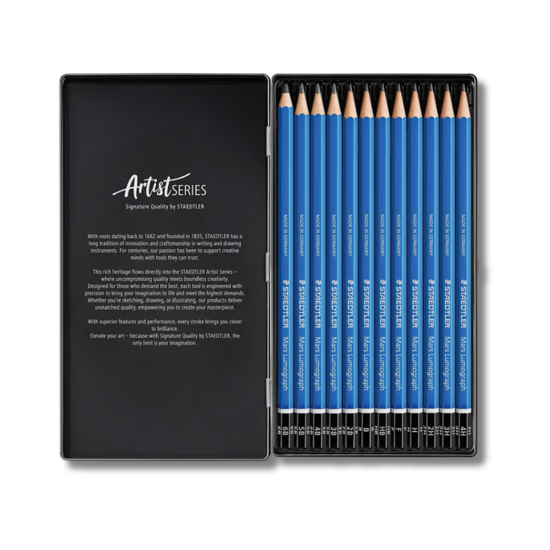 Staedtler Mars Lumograph Pencil 12pk