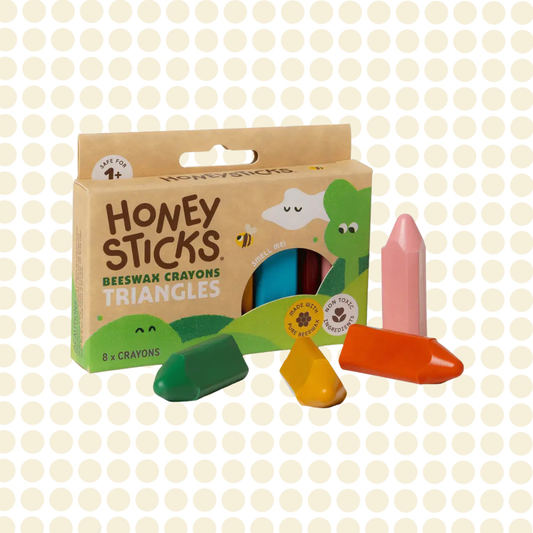 Honeysticks Beeswax Crayons Triangles 8pk
