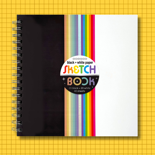 SNIFTY BLACK + WHITE SKETCHBOOK