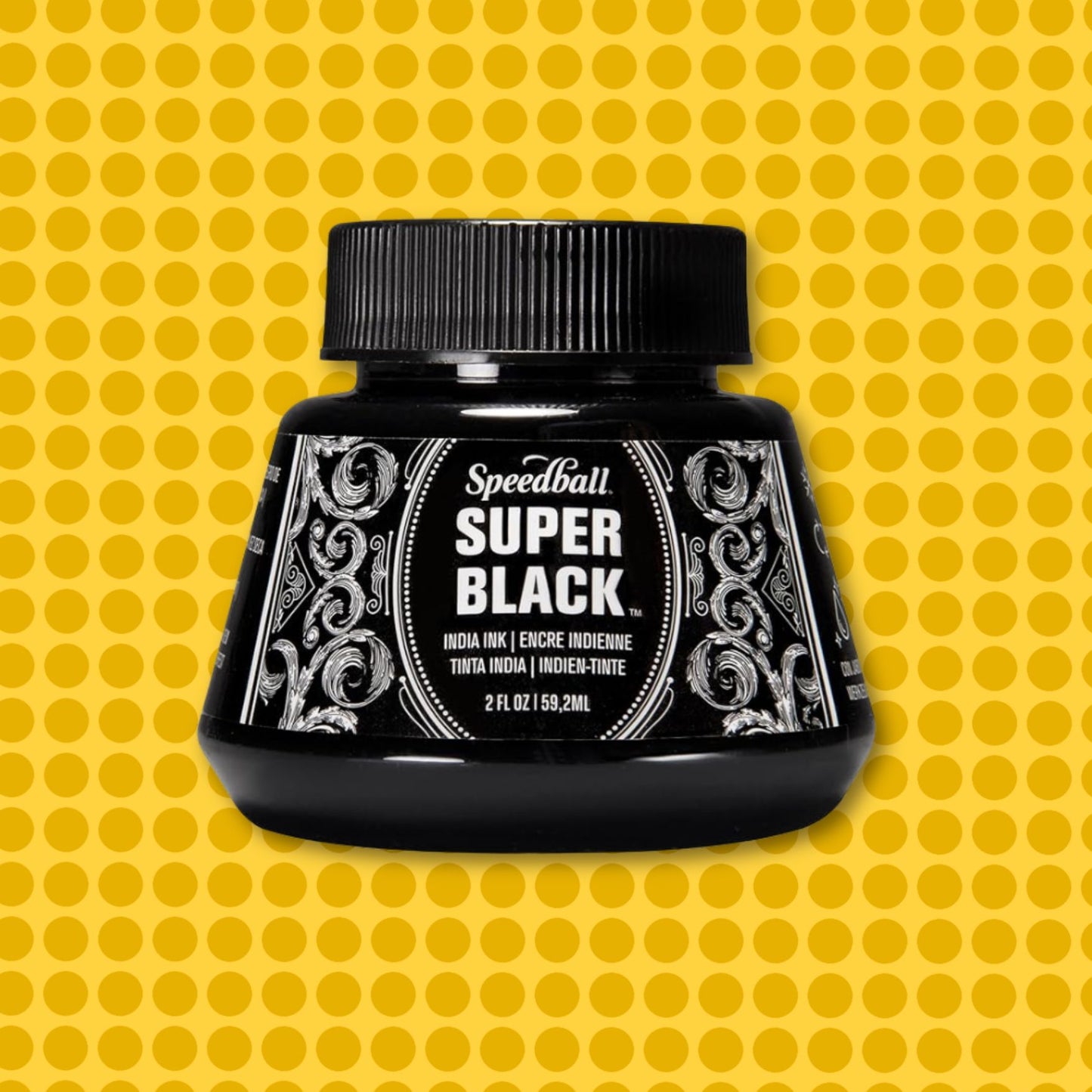 Speedball 2 oz Super Black India Ink