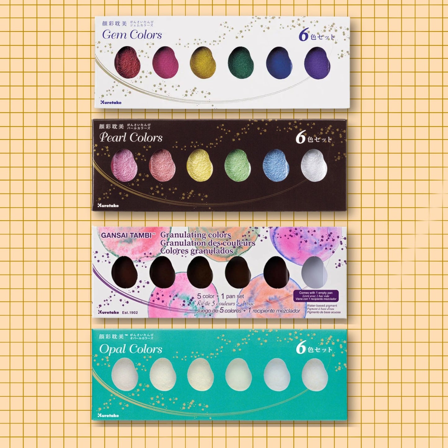 Kuretake® Gansai Tambi Watercolor Pans